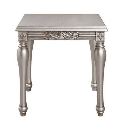 Pelumi - End Table - Platinum - Finish ACME 