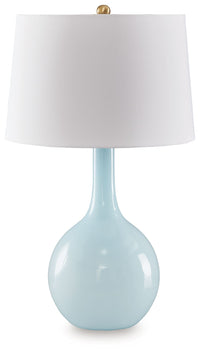 Rylanton - Aqua - Glass Table Lamp Signature Design by Ashley® 