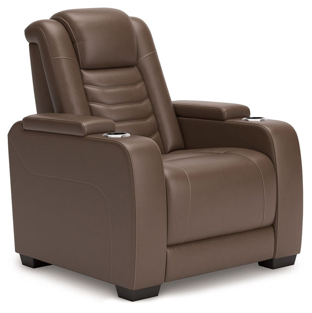 High Impact - Tobacco - Power Recliner / Adj Headrest Signature Design by Ashley® 