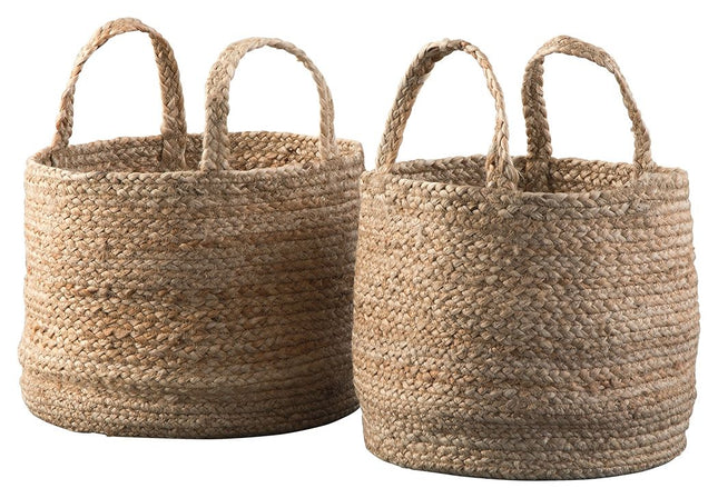 Brayton - Natural - Basket Set (Set of 2) Ashley Furniture 