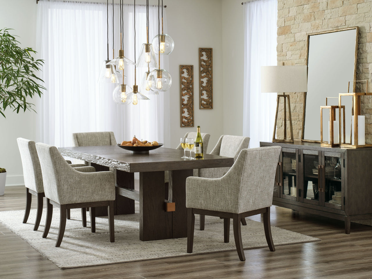 Burkhaus - Dining Room Set Signature Design by Ashley® 