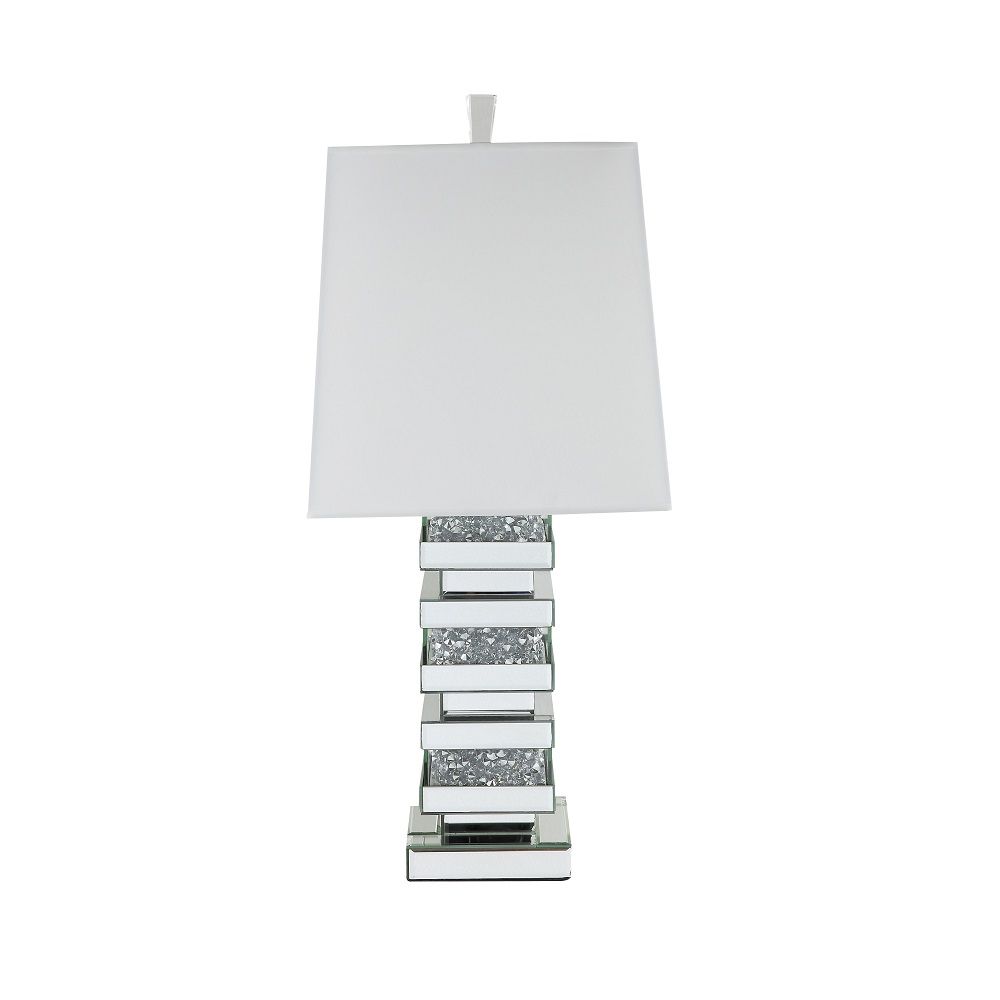 Noralie - Table Lamp - Pearl Silver - Glass - Tony's Home Furnishings