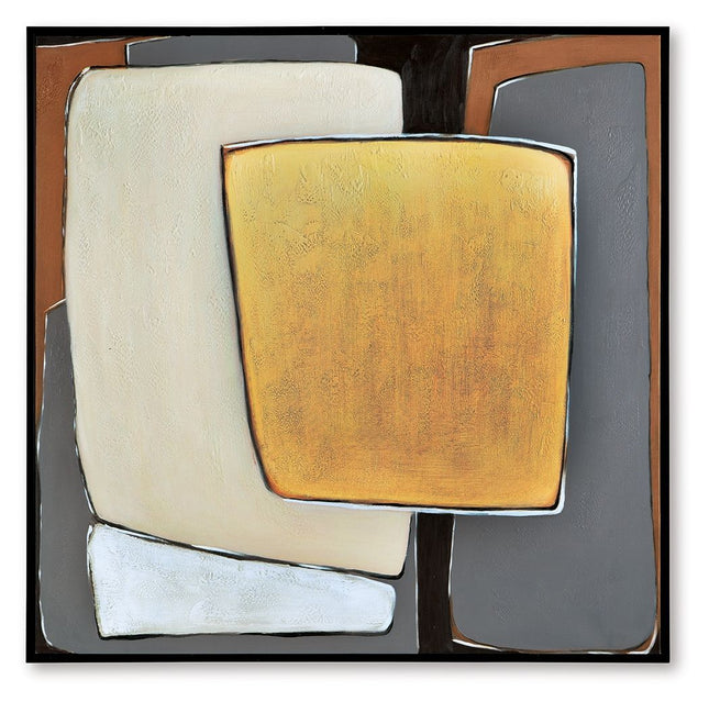 Actman - Cream / Brown / Gray - Wall Art Signature Design by Ashley® 