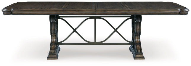 Maylee - Dark Brown - Dining Extension Table Signature Design by Ashley® 