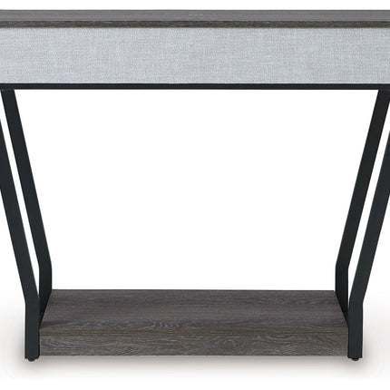 Sethlen - Gray / Black - Console Sofa Table Signature Design by Ashley® 