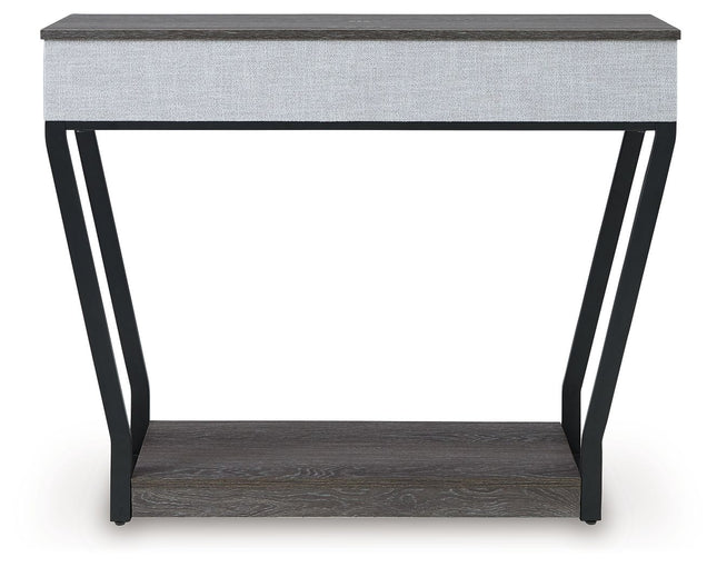 Sethlen - Gray / Black - Console Sofa Table Signature Design by Ashley® 