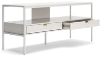 Thumbnail for Deznee - White - Large TV Stand - Tony's Home Furnishings