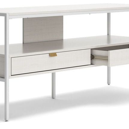 Deznee - White - Large TV Stand Signature Design by Ashley® 