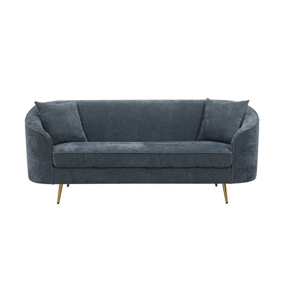 Nakendra - Sofa With 2 Pillows - Cobalt Gray ACME 