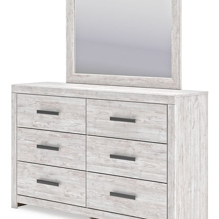 Cayboni - Whitewash - Dresser And Mirror Signature Design by Ashley® 