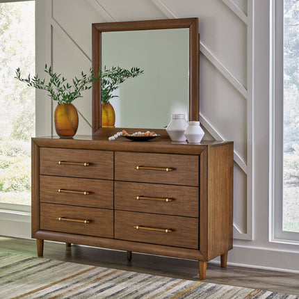 Lyncott - Brown - Dresser And Mirror Signature Design by Ashley® 