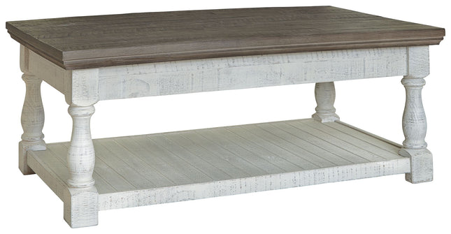 Havalance - Gray / White - Lift Top Cocktail Table Ashley Furniture 