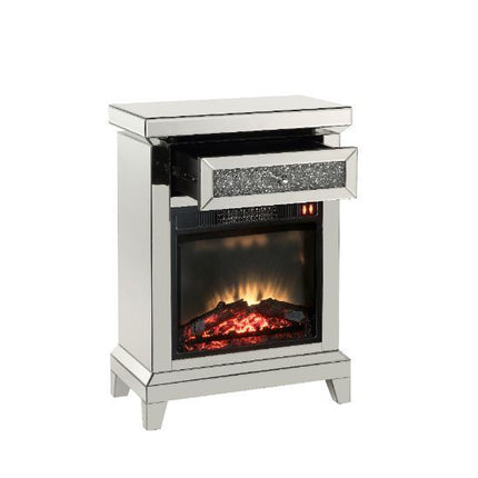 Noralie - Fireplace - Pearl Silver - 35" ACME 