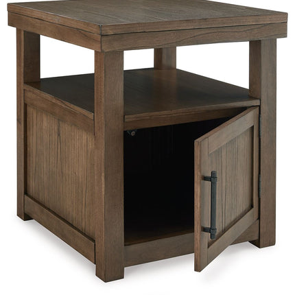 Boardernest - Brown - Rectangular End Table Signature Design by Ashley® 