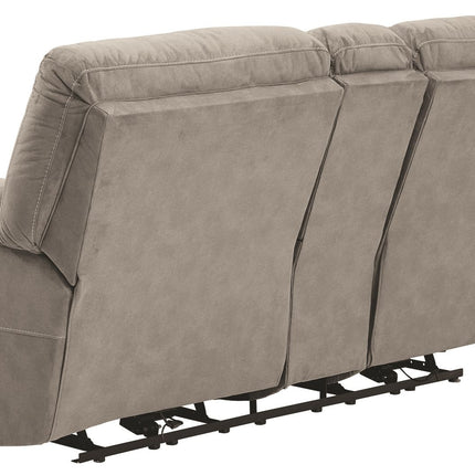 Cavalcade - Reclining Loveseat W/Console Ashley Furniture 