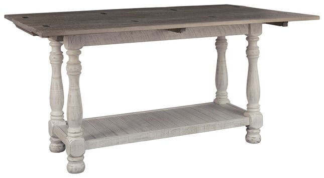 Havalance - Gray / White - Flip Top Sofa Table Ashley Furniture 