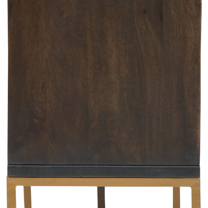 Elinmore - Brown / Gold Finish - Accent Cabinet Ashley Furniture 