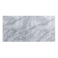 Destry Dining Table - Faux Marble Top & Mirrored Silver Finish ACME 