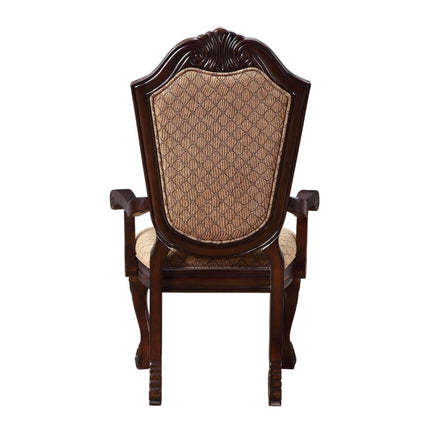 Chateau De Ville - Chair (2 Piece) - Fabric & Espresso ACME 