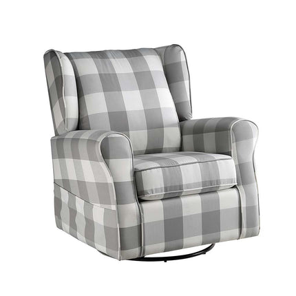 Patli - Swivel Chair - Gray Fabric ACME 