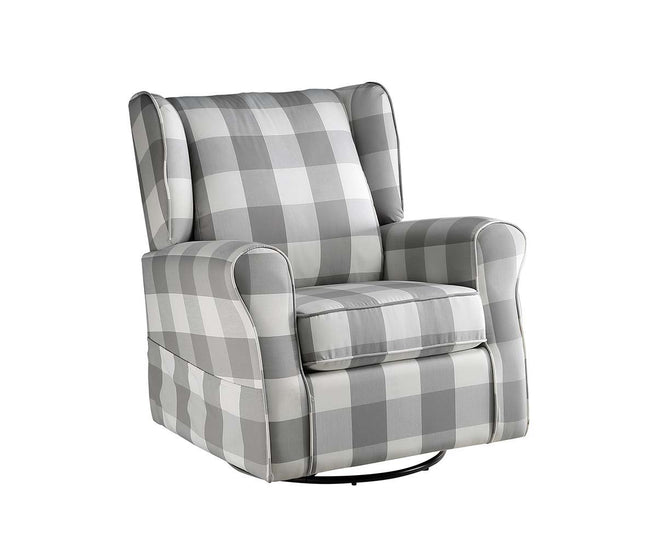 Patli - Swivel Chair - Gray Fabric ACME 