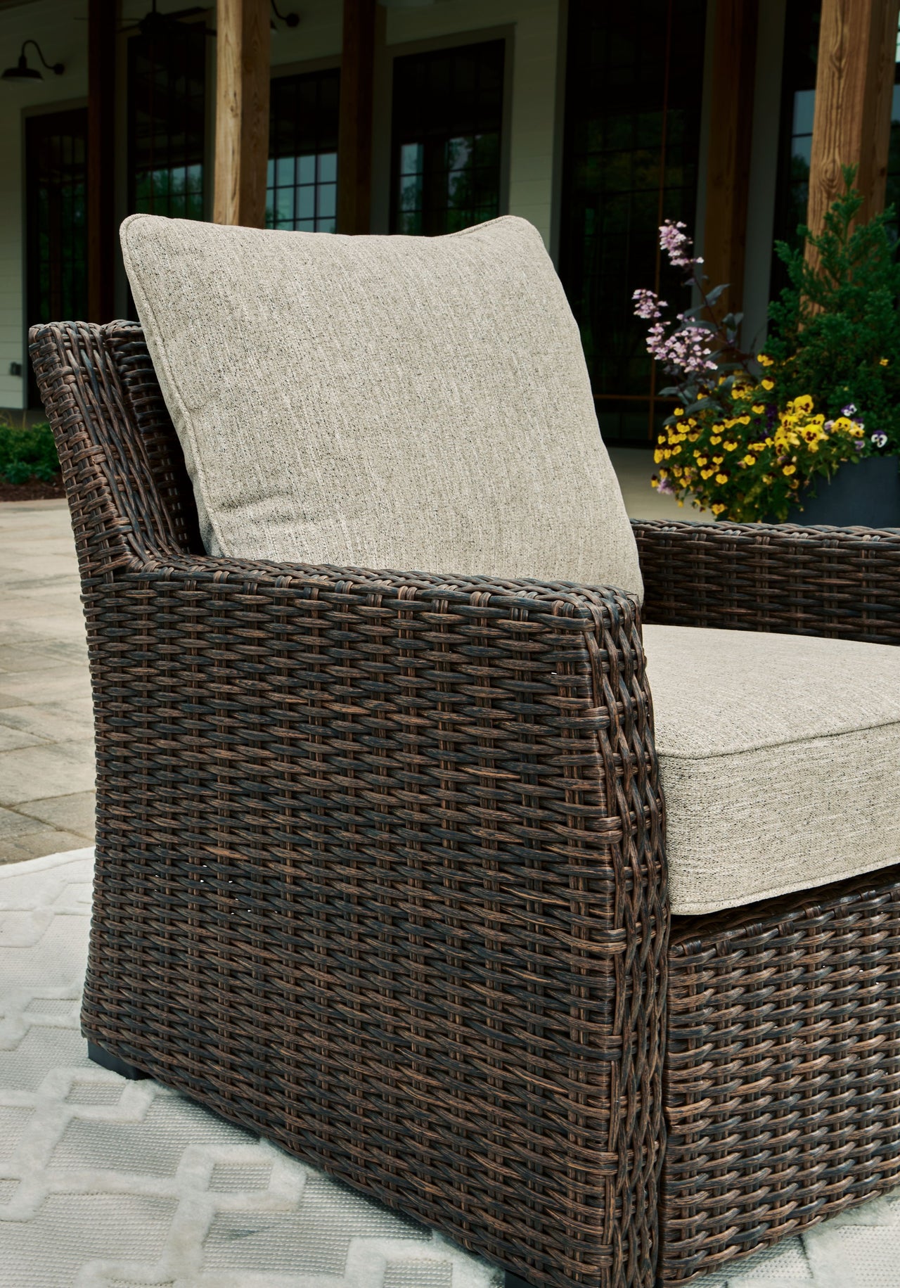 Brook Ranch - Brown - Lounge Chair With Cushion Signature Design by Ashley® 