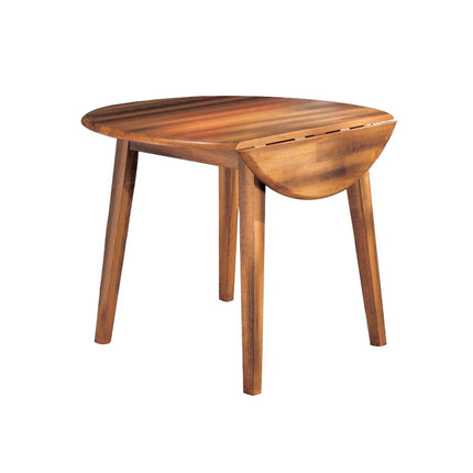 Berringer - Rustic Brown - Round Drm Drop Leaf Table Ashley® 