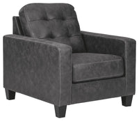 Venaldi - Gunmetal - Chair Ashley Furniture 