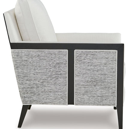 Ardenworth - Black / Ivory - Accent Chair Signature Design by Ashley® 