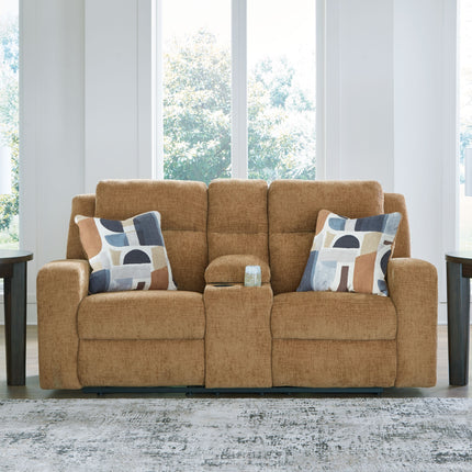 Kanlow - Dbl Reclining Loveseat With Console Signature Design by Ashley® 