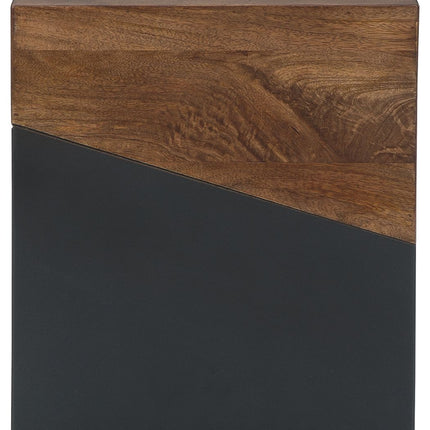 Trailbend - Brown / Gunmetal - Accent Table Ashley Furniture 