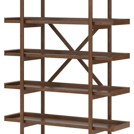 Lyncott - Brown - Bookcase - Tony's Home Furnishings