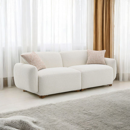 Darius - Sofa With 2 Pillows - Beige Boucle ACME 