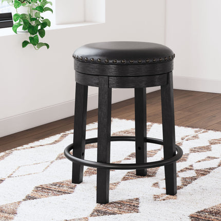 Valebeck - Upholstered Swivel Stool Signature Design by Ashley® 