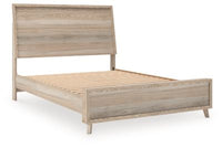 Thumbnail for Hasbrick - Panel Bed With Framed Panel Footboard - Tony's Home Furnishings