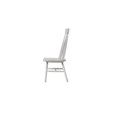 Adriel - Side Chair (Set of 2) - Antique White ACME 