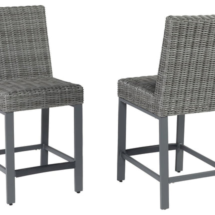 Palazzo - Gray - Tall Barstool (Set of 2) Signature Design by Ashley® 