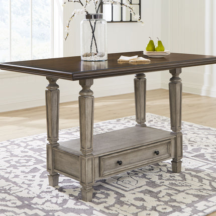 Lodenbay - Antique Gray - Rectangular Dining Room Counter Table Signature Design by Ashley® 