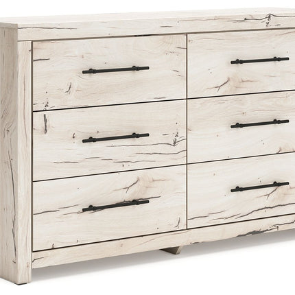 Lawroy - Light Natural - Six Drawer Dresser - Tony's Home Furnishings