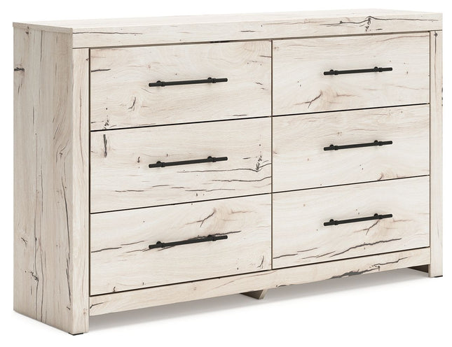 Lawroy - Light Natural - Six Drawer Dresser - Tony's Home Furnishings