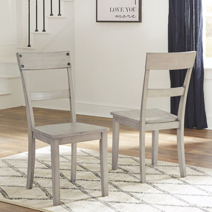 Loratti - Gray - Dining Room Side Chair (Set of 2) Ashley Furniture 