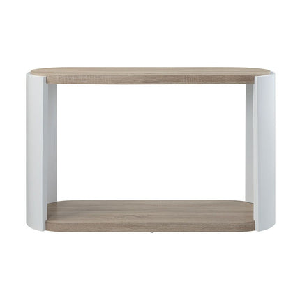 Zoma - Sofa Table - Oak & White High ACME 