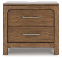 Thumbnail for Cabalynn - Light Brown - Two Drawer Night Stand - Tony's Home Furnishings