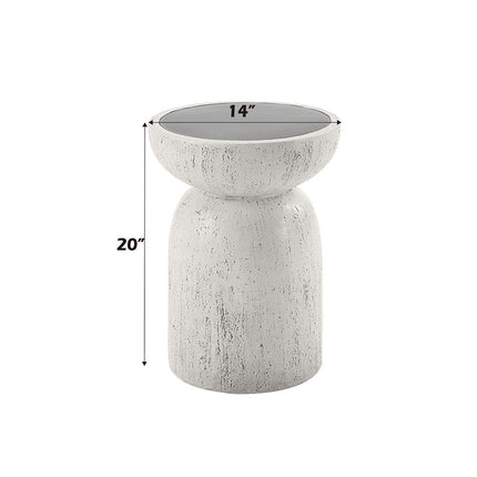 Dylana - Accent Table - Natural Gray Finish ACME 