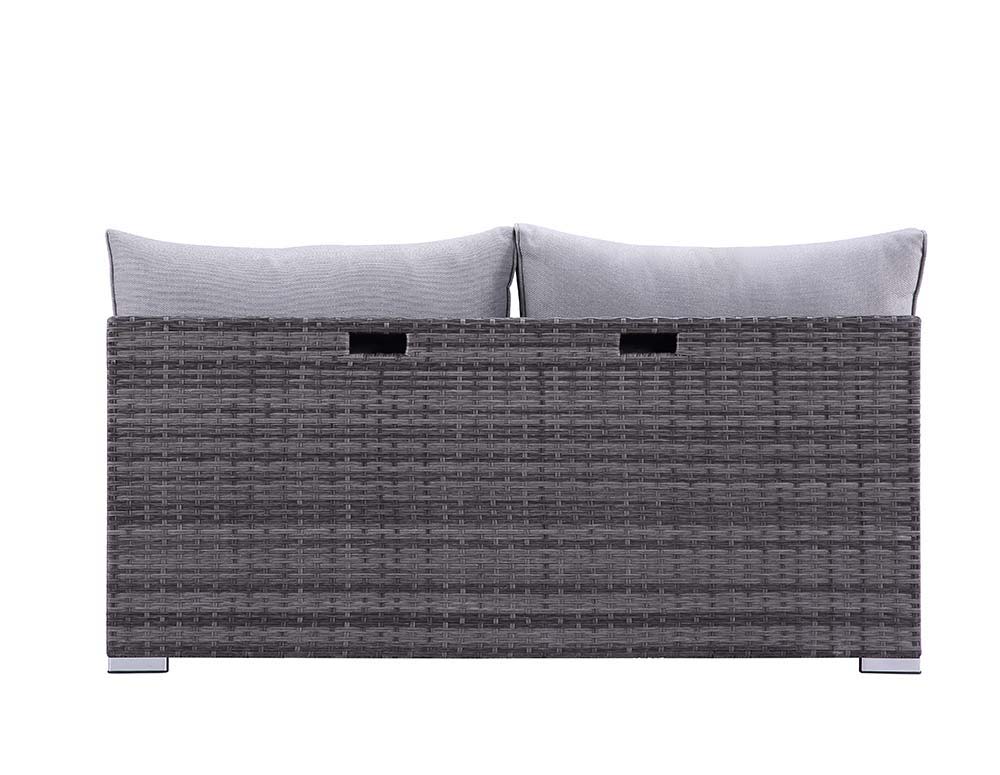 Sheffield - Patio Set - Gray Fabric & Gray Finish - Tony's Home Furnishings