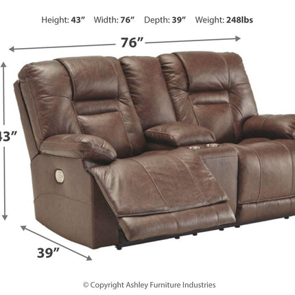 Wurstrow - Power Reclining Loveseat Ashley Furniture 