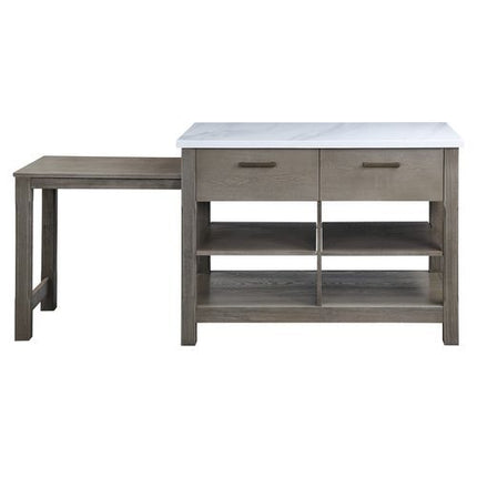 Feivel - Counter Height Table - Brown, Dark ACME 