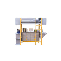 Saiyan - Dresser - Gray & Natural - Tony's Home Furnishings