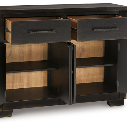 Galliden - Black - Dining Room Buffet Signature Design by Ashley® 