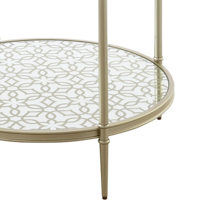 Zaba - End Table - Pearl Silver - Tony's Home Furnishings